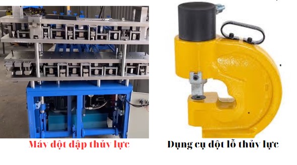 So sánh máy đột dập thủy lực và đột lỗ thủy lực