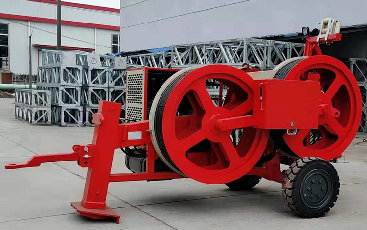 Máy kéo máy hãm dây thủy lực dùng cho thi công đường dây cao thế là gì?